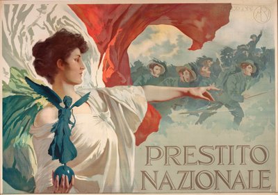 Prestito Nazionale, 1917 door Mario Borgoni