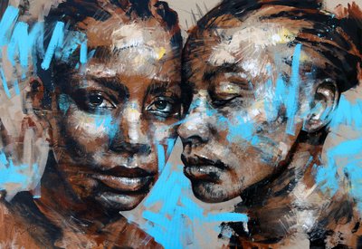 Somnium No. 12, Serie XVI, 2025 (acryl en olieverf op omgekeerd doek) door Mario Henrique