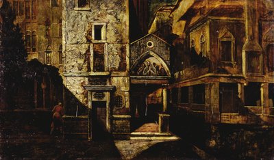 Een hoek in Venetië door Mario de (1852 1924) Maria