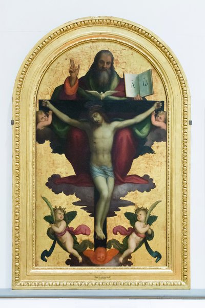 De Heilige Drie-eenheid door Mariotto Albertinelli