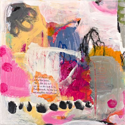 Inspirerende abstracte collage door Marisol Evora