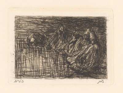 Derwisjen door Marius Bauer (signed by artist)