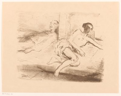 Twee opiumschuivers door Marius Bauer