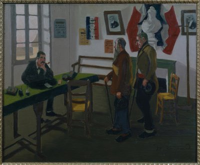 Bretons stadhuis door Marius Borgeaud
