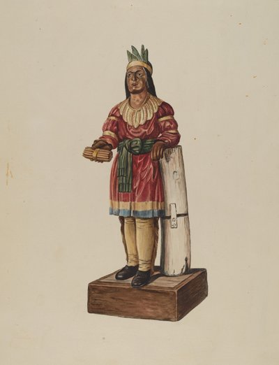 Sigarenwinkel Indiaan door Marius Hansen