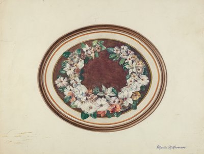 Verenkrans, ca. 1940 door Marius Hansen