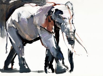 Afrikaanse olifant, 2012 door Mark Adlington