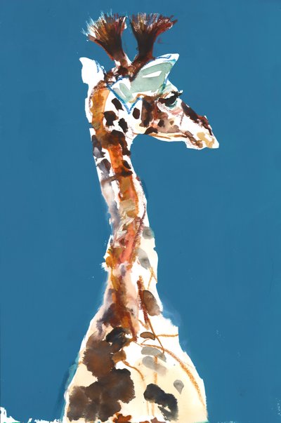 Baby Masai Giraffe door Mark Adlington