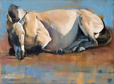 Blauwe Luchtdag, (Przewalski), 2014 door Mark Adlington