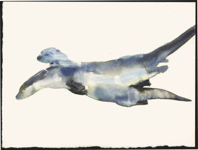 Otters aan het Hofmaken door Mark Adlington
