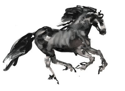 Galop, 2015 door Mark Adlington