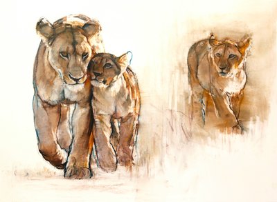 Jaloers welpje, 2019 door Mark Adlington