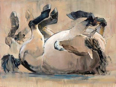 Roll, (Przewalski), 2014 door Mark Adlington