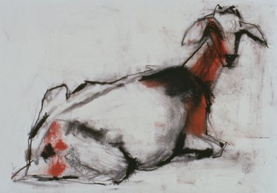 Zittende Geit, 1998 door Mark Adlington