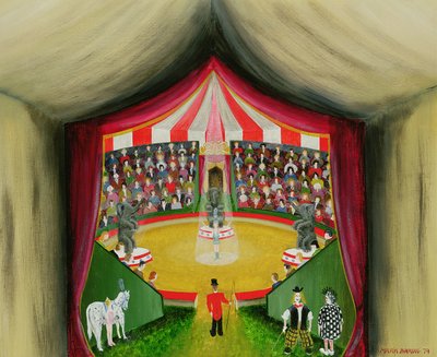 Het circus door Mark Baring