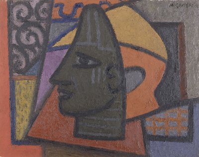 Ontwerp met Benin Hoofd door Mark Gertler