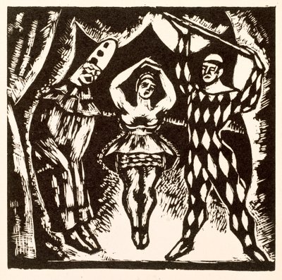 Harlequinade door Mark Gertler