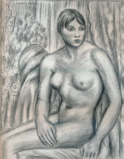 Naaktstudie, 20e eeuw 1932 door Mark Gertler