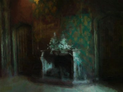 Elvaston Gothic, 2013 (gemengde techniek) door Mark Gordon