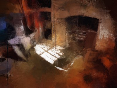 een workshop met schedel in Calke Abbey door Mark Gordon