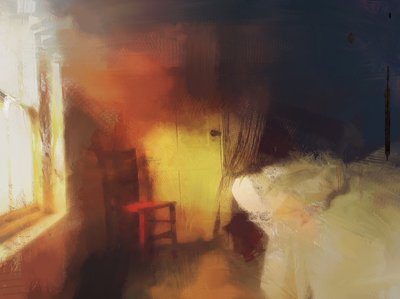 morning bedroom door Mark Gordon