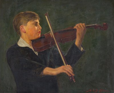 Yehudi Menuhin, 1932 door Mark S. Joffe