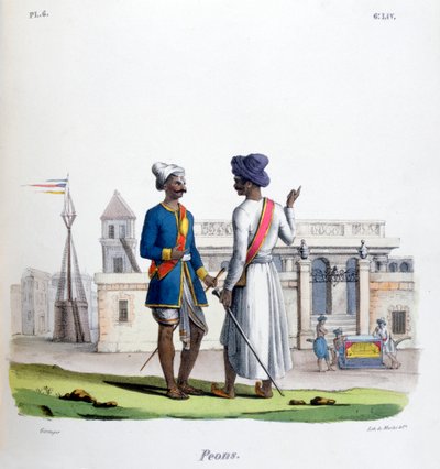 Voetsoldaten, 1828 door Marlet et Cie