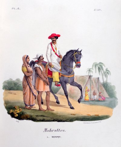 Marathas, 1828 door Marlet et Cie