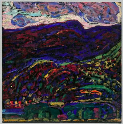 Kezar Lake, herfstavond, c.1910 door Marsden Hartley