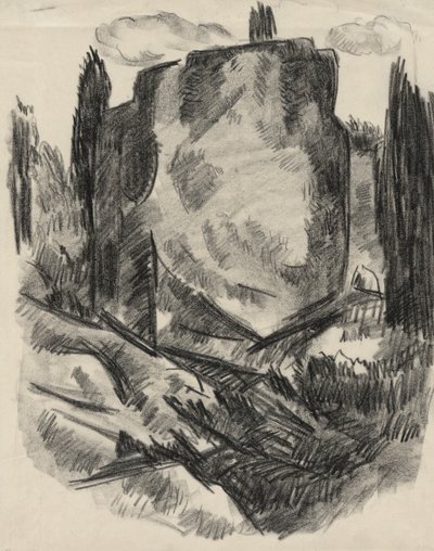 Landschap door Marsden Hartley