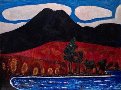 Mt. Katahdin (Maine), Herfst #2, 1939-40 door Marsden Hartley