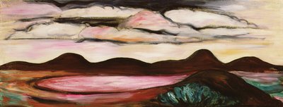 Herinnering aan New Mexico door Marsden Hartley