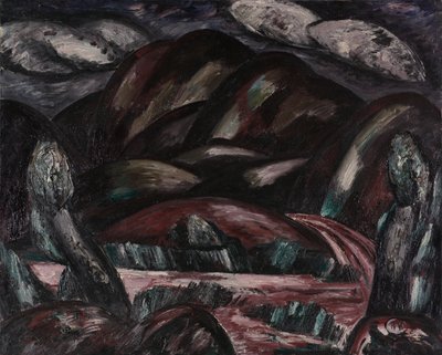 Herinnering aan New Mexico, ca. 1923 door Marsden Hartley