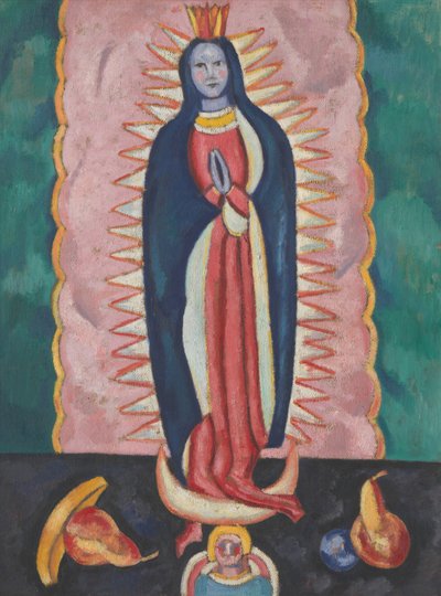 De Maagd van Guadalupe, c.1918-19 door Marsden Hartley