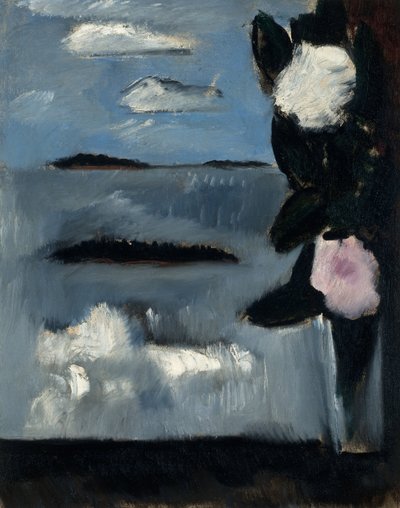 Winterwind, Maine Kust, 1941 door Marsden Hartley