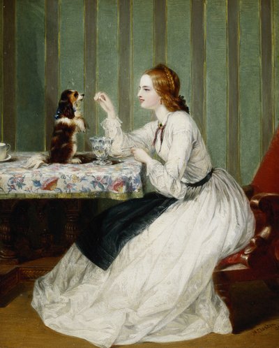Donaties Dankbaar Ontvangen, 1862 door Marshall Claxton