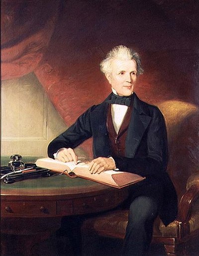 Portret van Dr. James Mitchell door Marshall Claxton