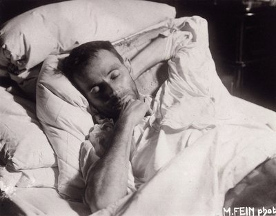 Egon Schiele op zijn sterfbed, 1918 door Martha Fein