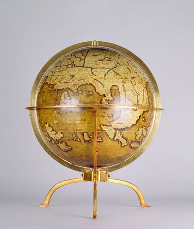 Terrestrische Globe, een van een paar bekend als de 