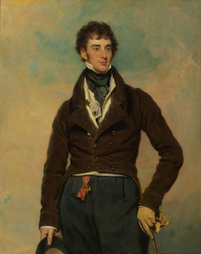 Portret van een Heer, circa 1815-1830 door Martin Archer Shee