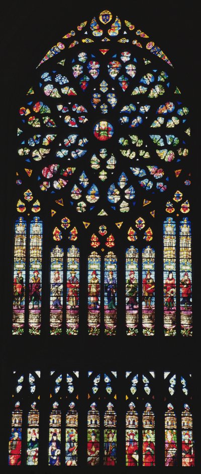 Het zuidraam, c.1550 door Martin Chambiges