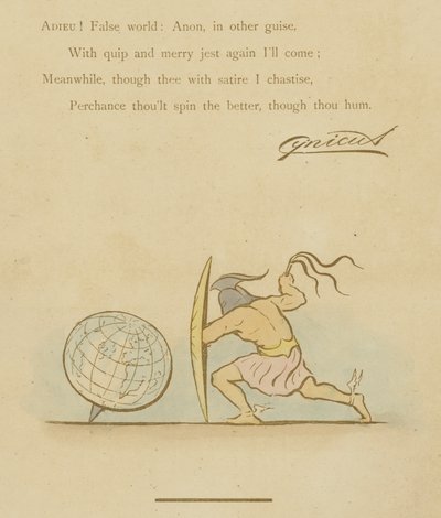 Pagina uit De Satires van Cynicus door Martin Cynicus Anderson