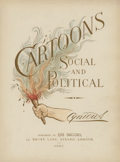 Titelpagina Illustratie voor Cartoons Sociaal en Politiek door Cynicus door Martin Cynicus Anderson