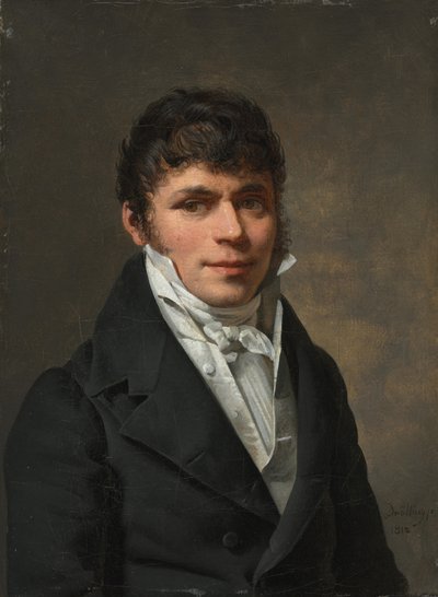 Nicolas Louis Faret en Madame Nicolas Louis Faret, 1812 door Martin Drölling