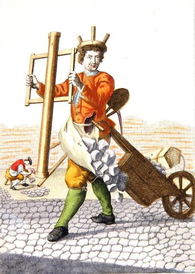 Een stratenmaker door Martin Engelbrecht