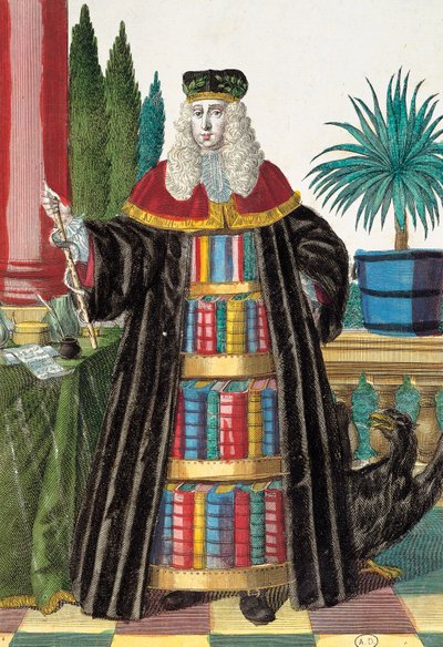 Dokter, gravure uit Assemblage des nouveau manouvries habilles door Martin Engelbrecht door Martin Engelbrecht
