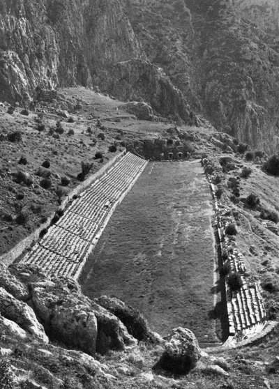 Stadion, Delphi, Griekenland, 1937 door Martin Hurlimann