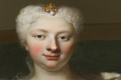 Portret van Polyxena door Martin II Mytens or Meytens