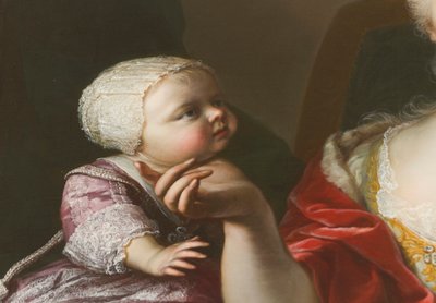 Portret van prinses Eleonora van Savoye (detail) door Martin II Mytens or Meytens