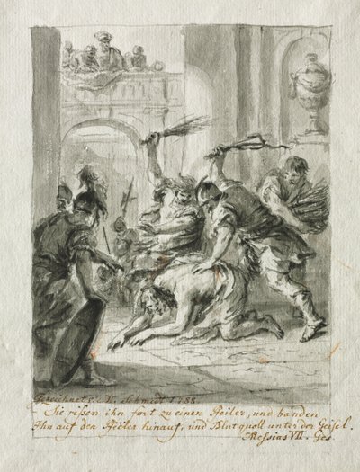 De Geseling door Martin Johann Schmidt